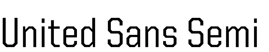 United Sans Semi Cond Medium cкачати шрифт безкоштовно